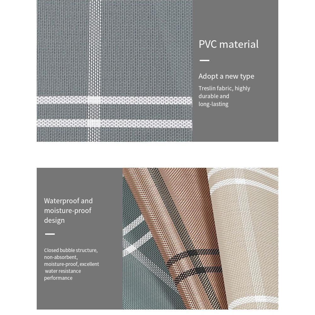 4 Pcs Table Mats Pads Placemats Insulated Placemat Chloride 45*30cm Waterproof,Heat-resistant,Anti Slip Dining Table Mats