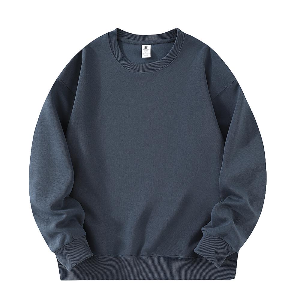 Felpa da uomo con scollo rotondo, stampa logo, manica lunga - Trendy, Personalizzabile, Sensazione di alta qualità