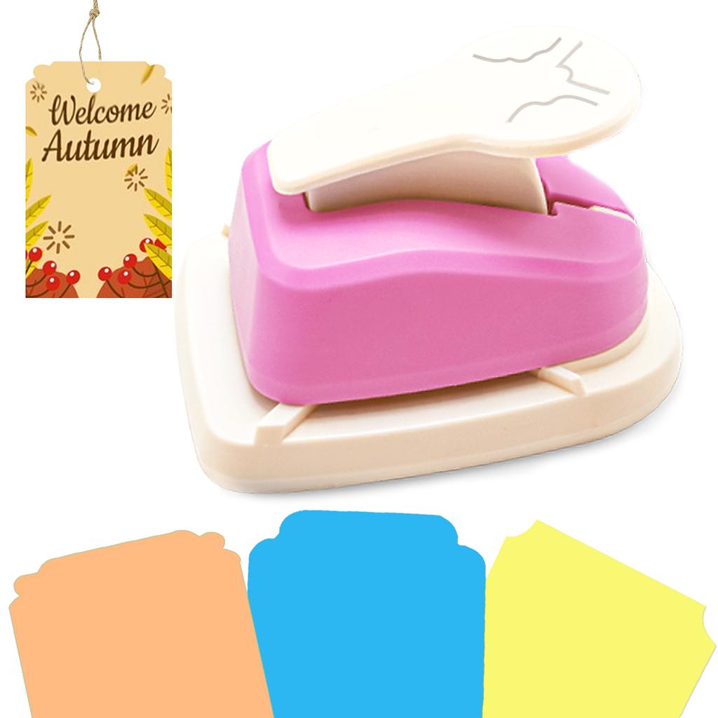 Bastel Eckenstanzer Abrunderstanzer Papierschneider 3 in 1 r3 r4 r7 r10 Loch Papierschneider Etikett 3 in 1 für Scrapbooking Kartenherstellung