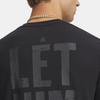 Under Armour SS26 Bedrucktes Rundhals-Kurzarm-T-Shirt Herren Oberteile Schwarz 6009784-001