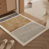 Entrance Doormat Anti-slip Wear-resistant Floor Mats Comfortable Loop Pile TPR Carpet Minimalist Sophisticated Home Decor Rug