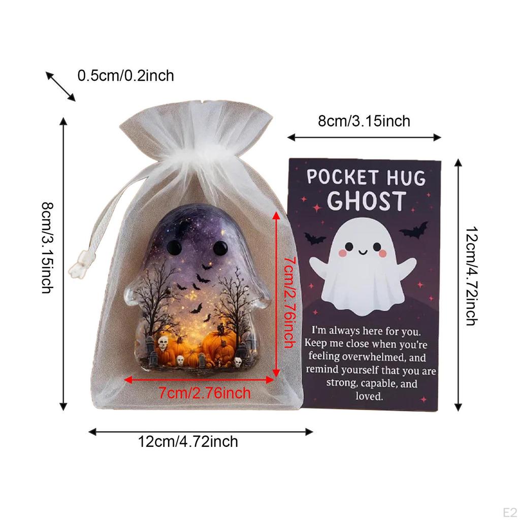 Pocket Comfort Halloween Hug Cute Comforting Friends Birthdays Gift Compact Easy To