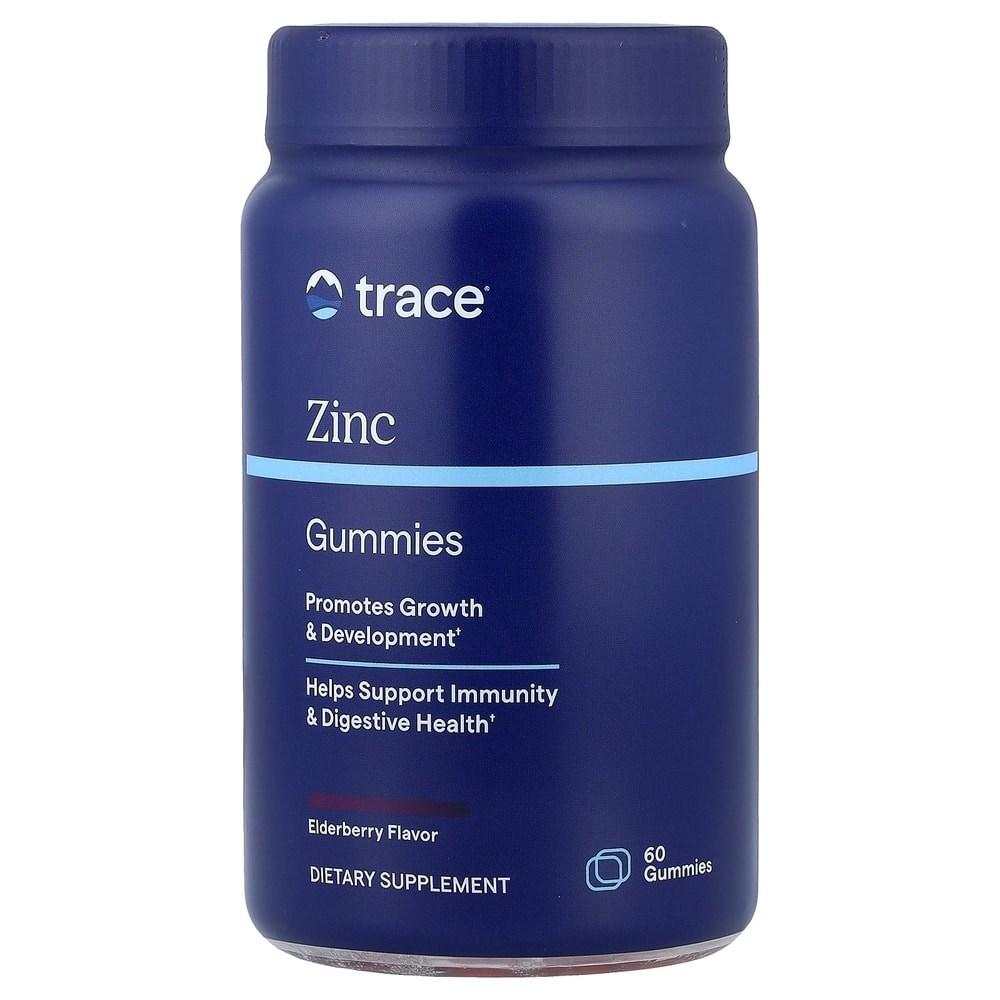Trace Mineral Research Zinc Elderberry Gummy 30mg 60 pcs 15mg per pcs