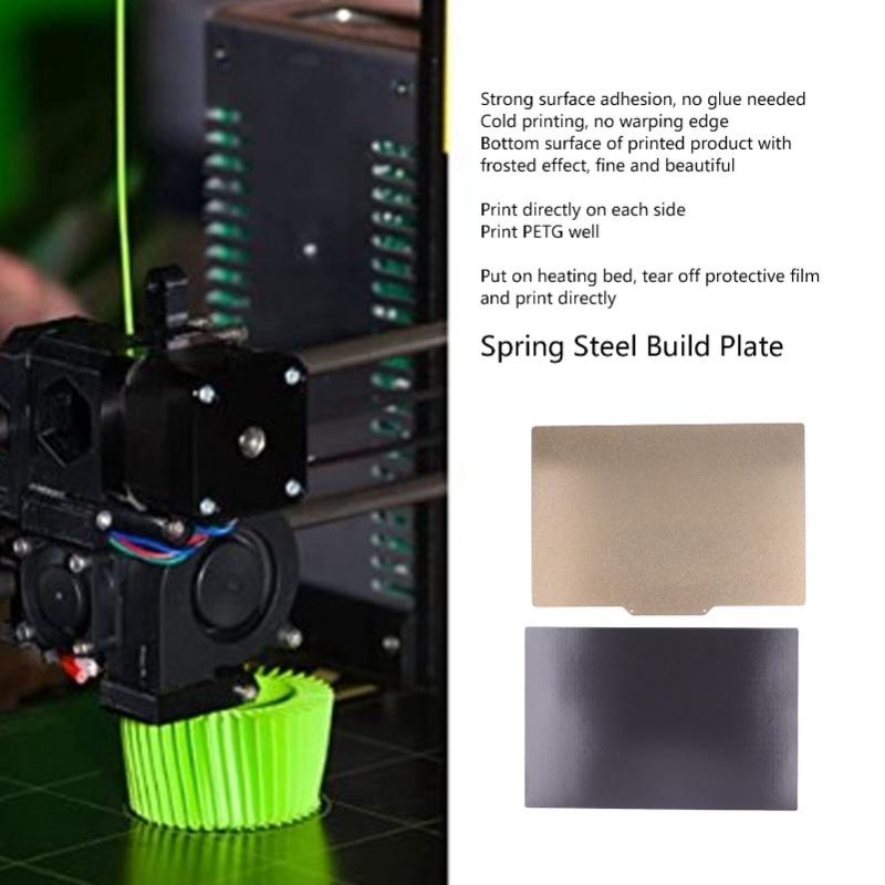 Spring Steel Build Plate Magnetic 200x300mm 2 Sided Powder Painted PEI 3D Printer Accessories
