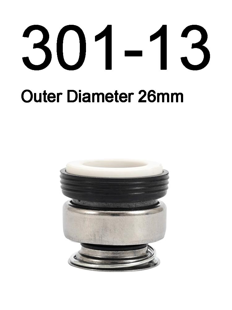 1PC of 301 Series 8 10 12 13 14 15 16 17 18 20 22 24-55mm Single Coil Spring Mechanical Shaft Seal For Circulation Water Pump