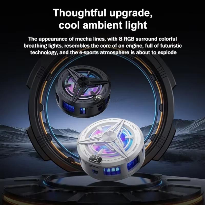 Handykühler, Mobiltelefonkühler mit Halbleiter-Kühlchip für Live-Streaming, Outdoor-Vlog, Mobile Games