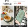 Rubber Base Heat-resistant Bar Mat Non-Slip Thickened Drain Pad Silicone Material Reusable Countertop Mat Kitchen Countertop