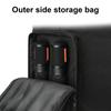 Carrying Case Rolling Speaker Bag for Wireless Speaker Foldable Storage Bag Multi Pocket Protective Case with Wheel