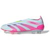 Predator Elite Laceless FG Stellar Icon Pack Unisex Sneakers Almost-Blue-Lucid-Pink Semi-Solar-Yellow IH0108