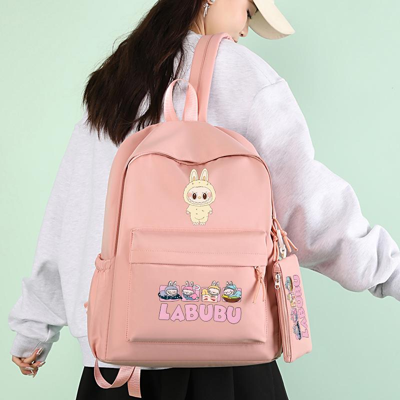 3Pcs/sst Cute Printed Backpackstudent Teenage Children Girl Boy Schoolbag Bookbag Men Women Large Capacity Waterproof Laptop Bag Mochila