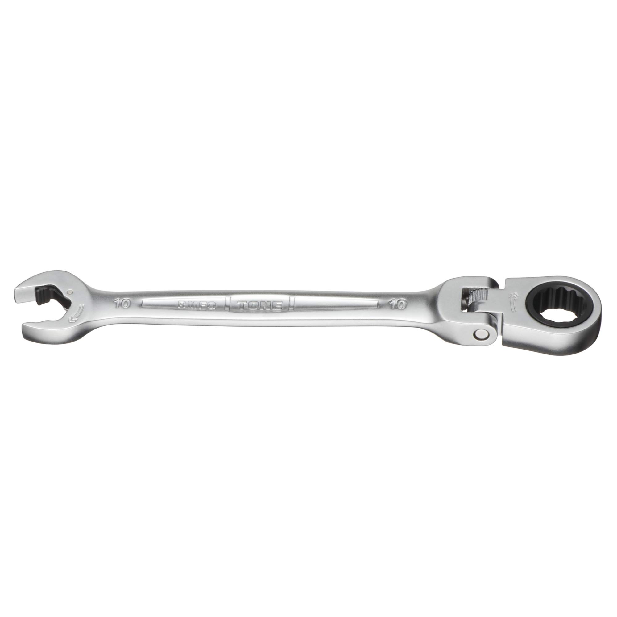 TONE Swivel Quick Ratchet Combination 10mm Jaw Opening RMFQ-10 Wrench,