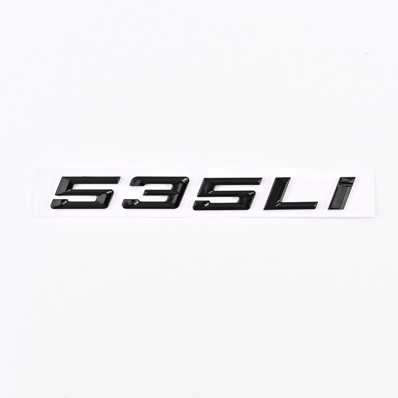 Rear Tail Logo Displacement Number for 2020-2023 BMW 5 Series 520Li, 525Li, 528Li, and 530