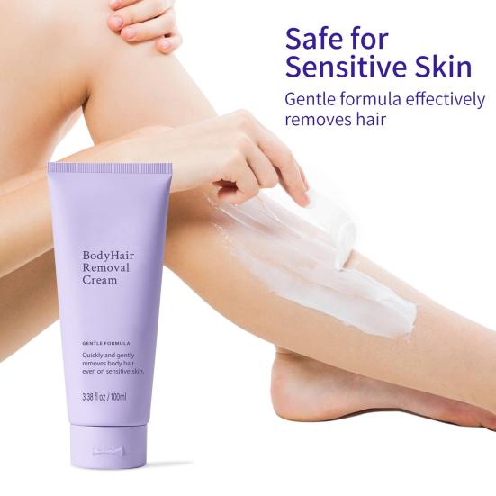 1/2/3 Pezzi 100ML Crema Depilatoria Delicata Senza Dolore Azione Rapida Idratante Per Tutto il Corpo Braccia Gambe Ascelle Peli Facciali Depilatorio