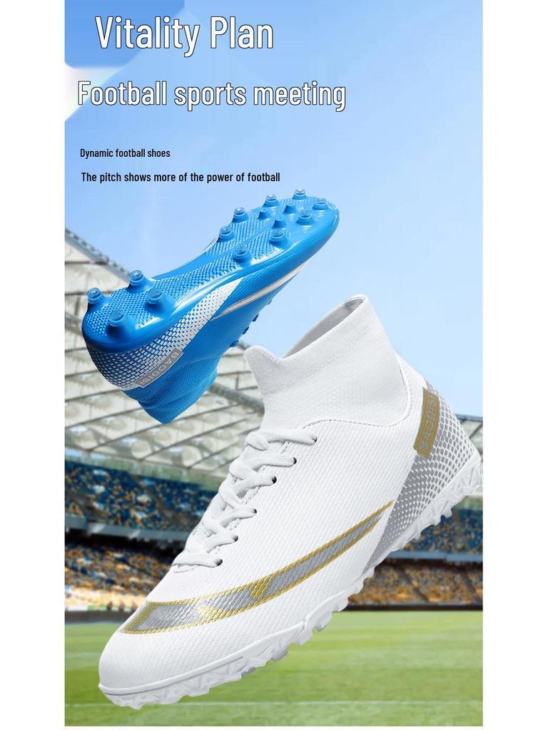 2025 Men's Youth Cross-border Long Spike Football Turf Shoes