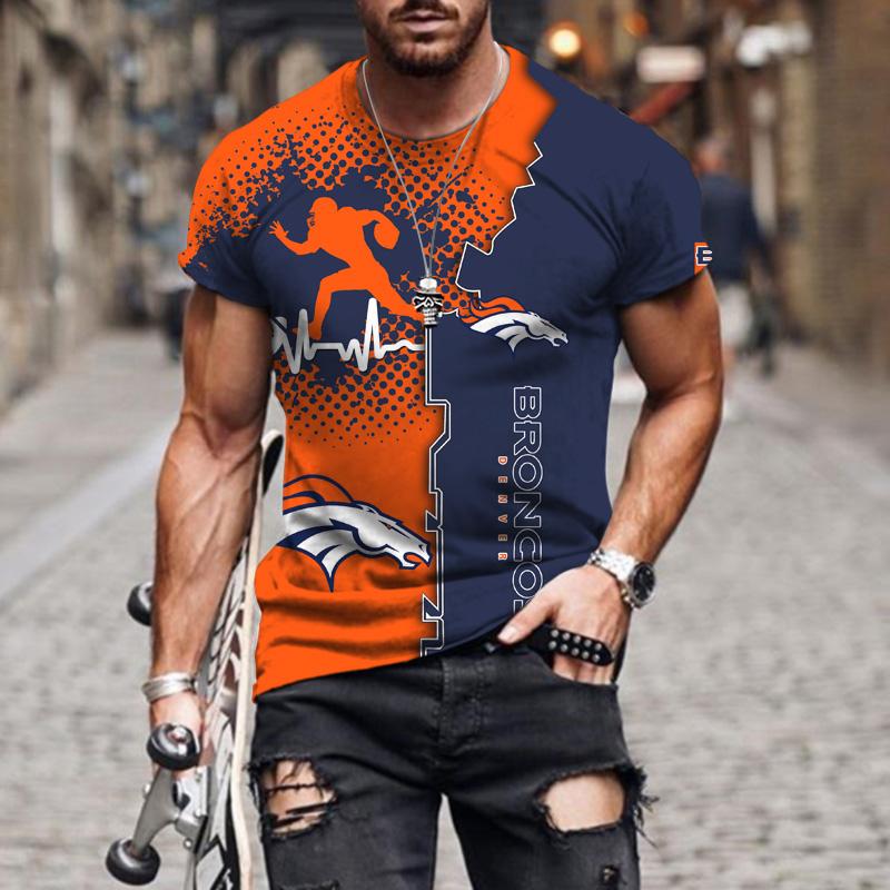 Short Sleeve Round Neck Men's Sports T-shirt Summer Classic Casual Fashion 3d Printed Running Letters Oversized Top