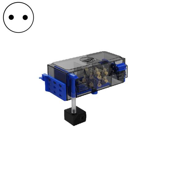 Filtru de acvariu Filtru cu mai multe straturi pentru rezervor de pește cu oxigenare în cascadă Funcționare silențioasă filtrare