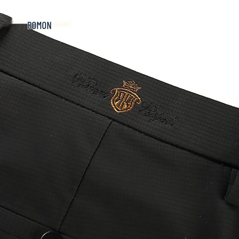 ROMON Men's Ice Silk Casual Straight Leg Pants