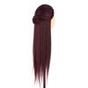 1Pc 60cm Hair Hairdressing Practicing Model Mannequin Dummy Head With Clamp Red