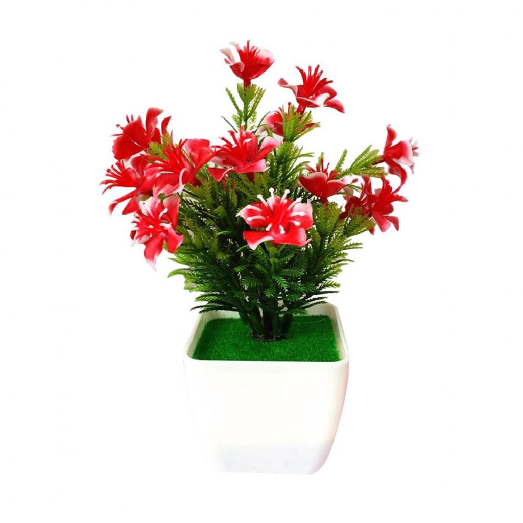 H&K Store 1Pc Artificial Cherry Blossom Simulation Flower Wedding Home Floral Bonsai Decor ADM