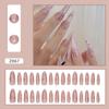 24pcs Long Stiletto and Ballerina Fake Nials Cat Eye Press on Nails Manicure False Nails  DIY