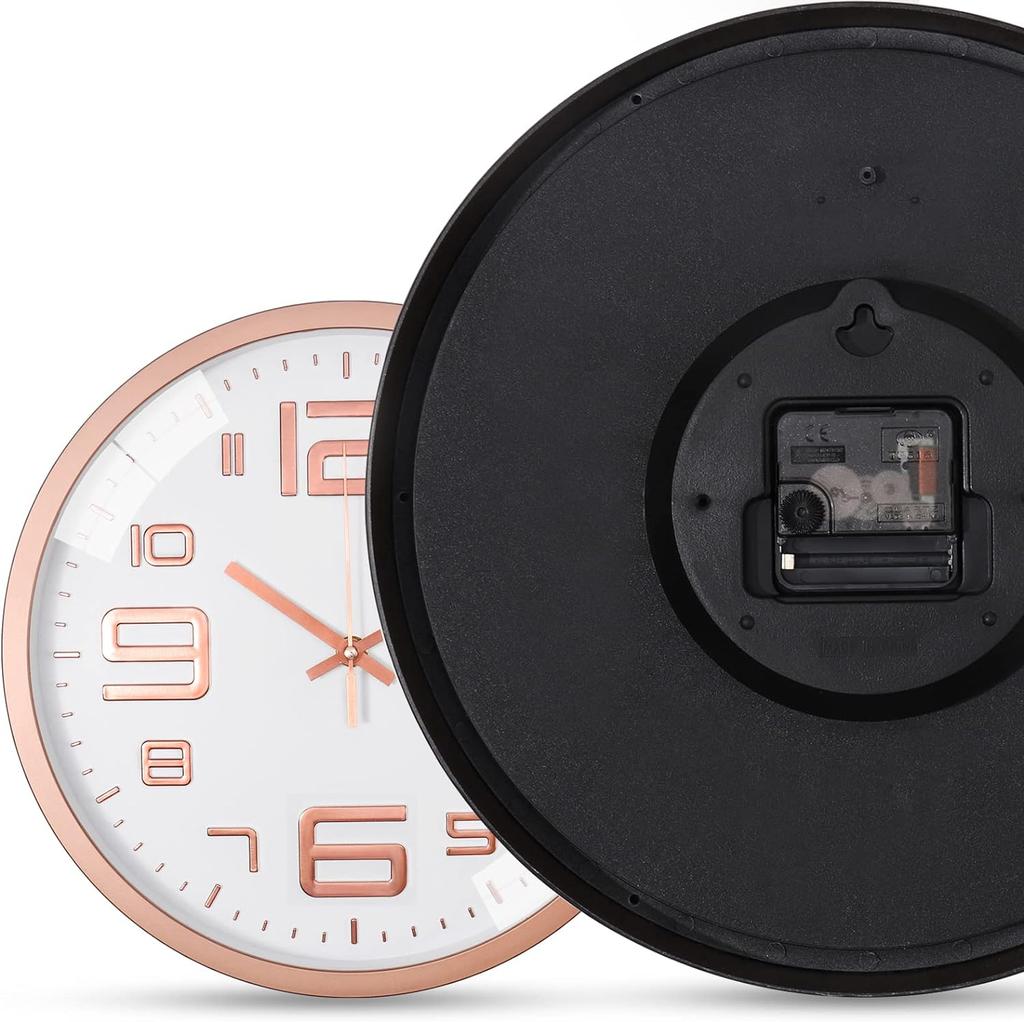 Modern Design Wall Clock Simple and Easy To Read Silent Non-ticking Wall Mounted Clock for Bedroom Living Room Sending Friends