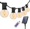 Outdoor Waterproof Solar String Lights S14 for Patio, Camping, and Decoration