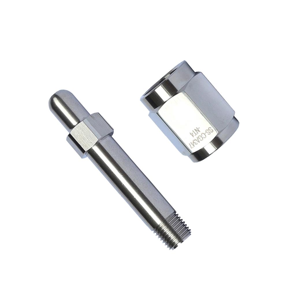 SCBA Firefighting CGA 347 Nut & Nipple,Regulator Inlet Bottle Fittings