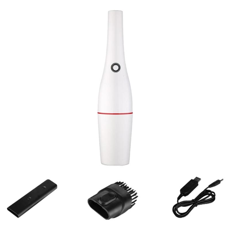 High Power Handheld Vacuum Cleaner 5000Pa Suction, USB Rechargeable Cleaner for Car Interiors and Household Use 1 белый