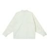 Nike Sportbekleidung SS25 Markenlogo Gewebt Übergroß Bequemes Polo Langarmjacke Damenjacke Segelweiß IB5588-133