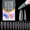 Pre-shaped Full Cover Fake Nail Soft Gel Acrylic Nail Tips Nail Extensions False Nail Almond/Stilettos Press On Nail