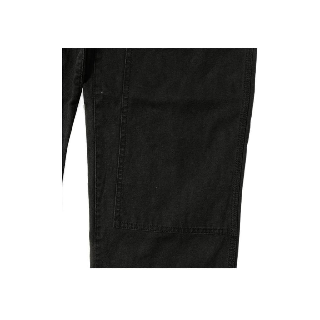 Nike Logo Embroidered Solid Color Mid-Rise Zipper Fit Cargo Pants Unisex Cargo Pants Black DQ5179-010