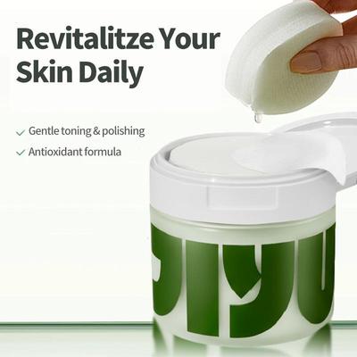 Feuchte Peeling-Baumwollpads mit Gotu Kola und Centella Asiatica