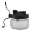 Airbrush Cleaning Pot Holder Paint Jar Bottle Clean Needle Nozzle Brush Set