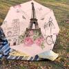1PC Paris Fashion Umbrella-8-Rib Reinforced, Automatic Open, Lightweight & Durable, Cute Fashion Accessory for Outdoor-P2627