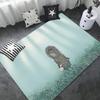 Hedgehog In the Fog Floor Mat Floor Mat Non-Slip Laundry Room Mat Laundry Decor Balcony Child Living Room Bedside Mats