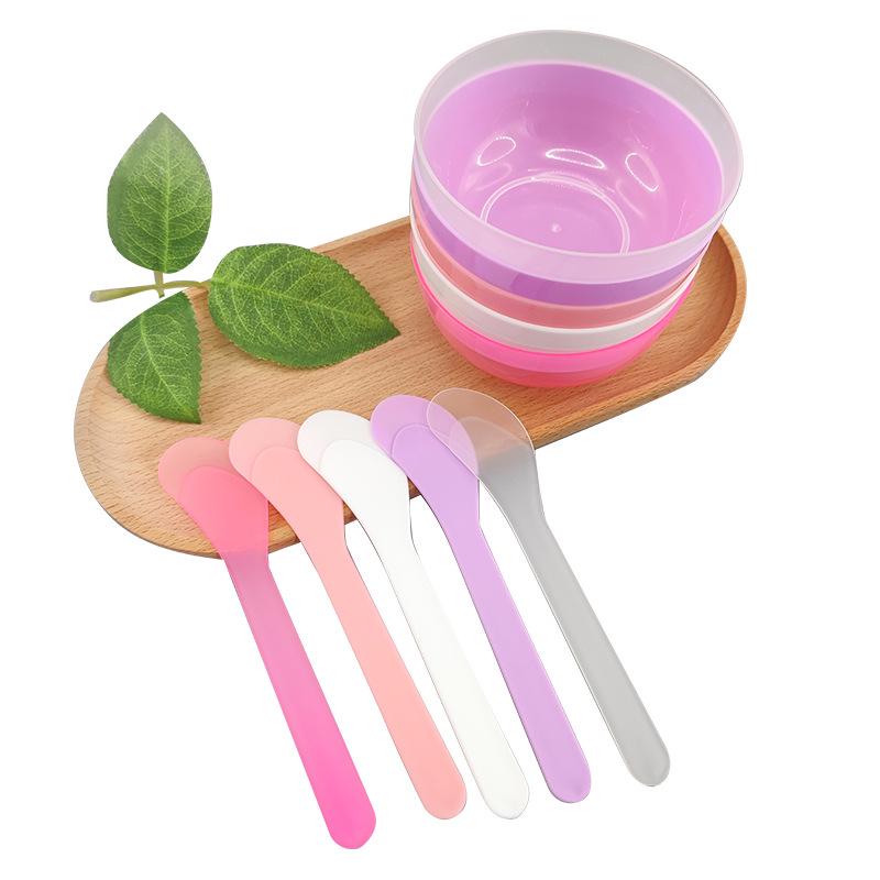 Beauty Mask Mixing Set: Bowl, Spoon & Stick for Makeup & Spa