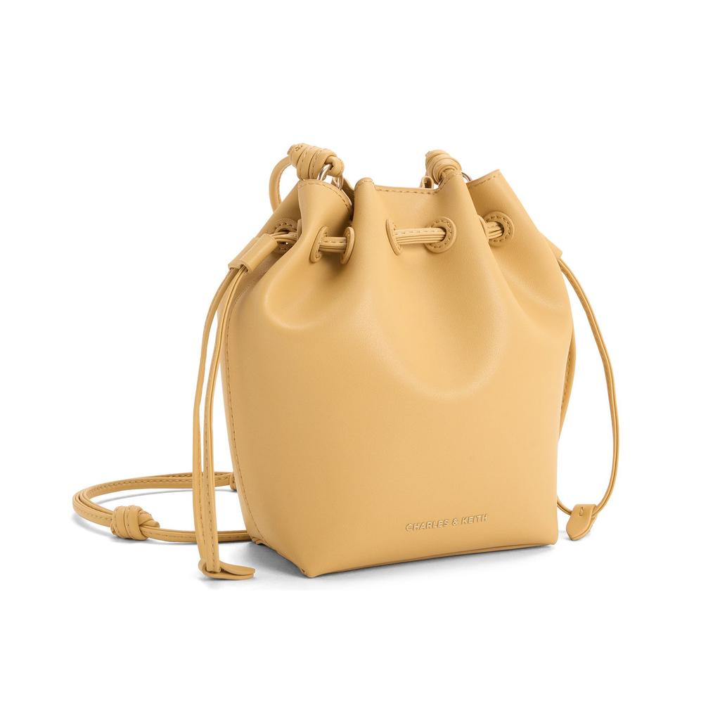 Charles & Keith Small CK 26 Summer Fashion Drawstring Bucket Bag Women Shoulder Bag CK2-10782863
