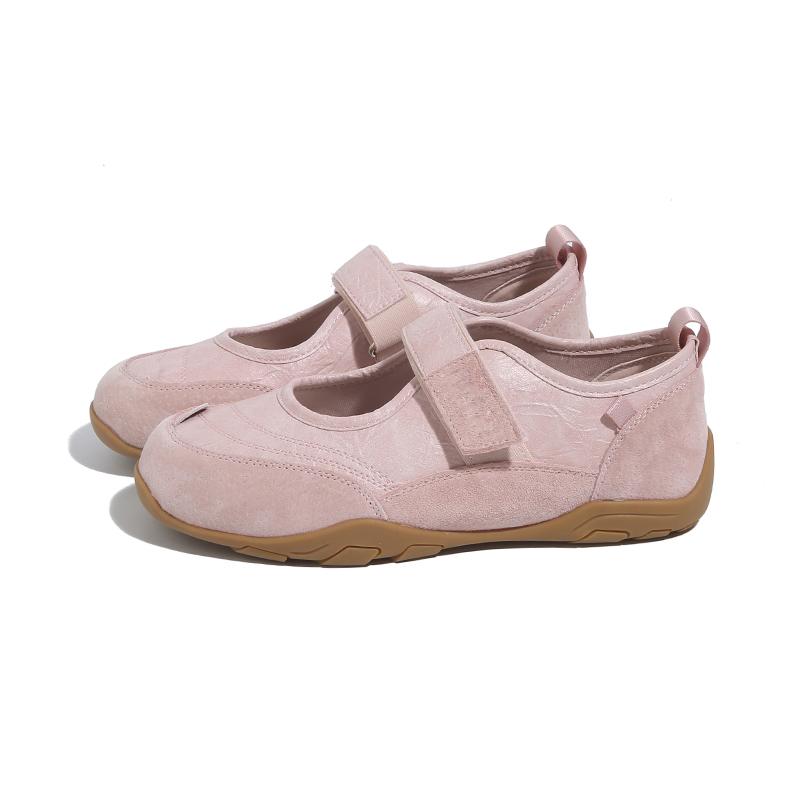 Модная обувь Мэри Джейн Женские балетки Сандалии Спортивные повседневные кроссовки Тренд 2025 Лето Неглубокие лоферы Комфортная нарядная обувь Zapatos Mujer 35 розовый 3940₽