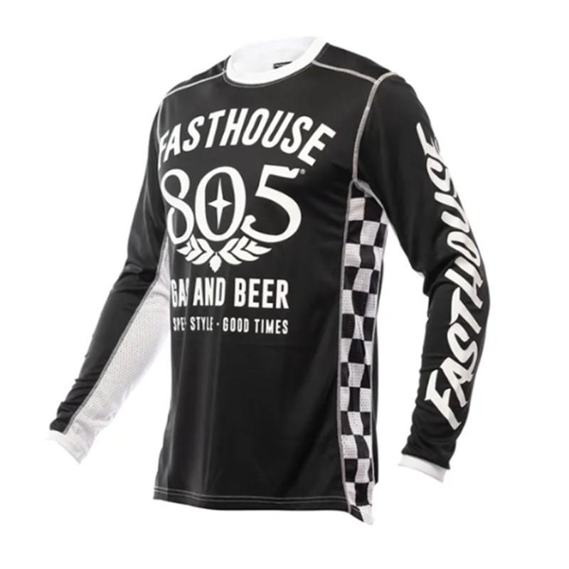 FASTHOUSE Schnelltrocknendes Langarm-Radtrikot Mountainbike Downhill-Rennen Outdoor-Trail-Fahren