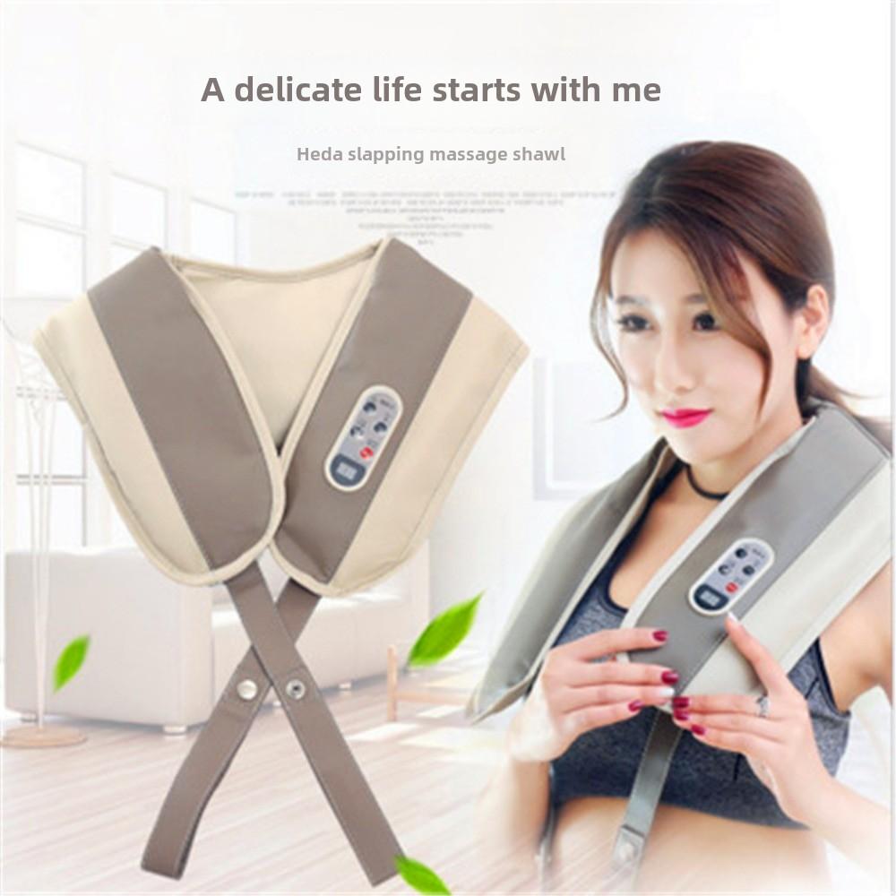 

Шаль для дома Массаж всего тела Массажная шаль Разминающий ударный массажер для плеч и шеи English