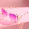 Butterfly Sunglasses, Trendy Personalized Butterfly Glasses, Street Photography Exaggerated Sunglasses For Women