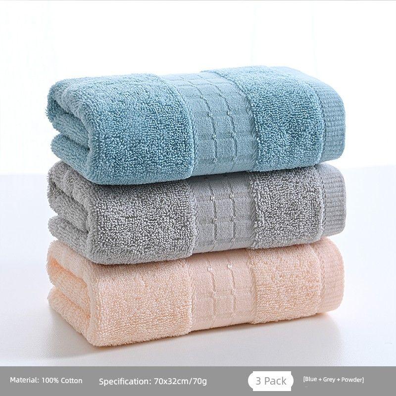 Water-Absorbing Bath Soft Comfortable Quick-Drying Pure Cotton Towel