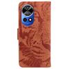 For Huawei Nova 12 Pro 5G/12 Ultra 5G Stand Case Tiger Imprint Leather Phone Cover