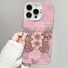 Pink Butterfly Premium Mobile Phone Case Suitable for Apple 16 Protective Case 15IMD Anti Fall IPhone 13 New 12 Women