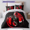 Set Copripiumino Trapuntato Juve Federa Federe Decorazione Casa Regalo di Compleanno (1 * copripiumino + 2 * federa, senza nucleo)