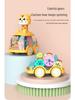 Educational Baby Car Toy for 0-1.5 Years - Cartoon Animal Design with Lights