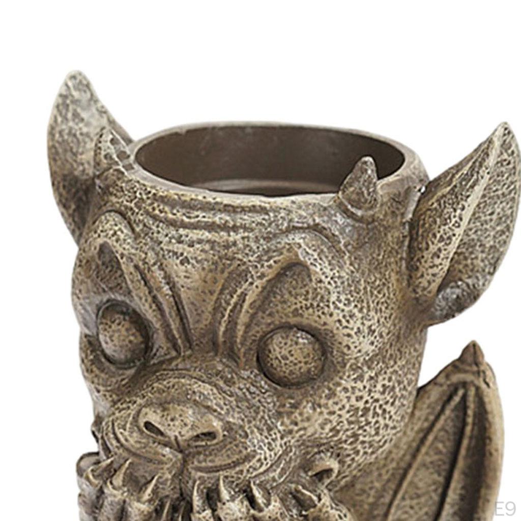 Container Evils Sculpture Unique Pencil Holder Flow Flower Arrangement for Desktop office and home