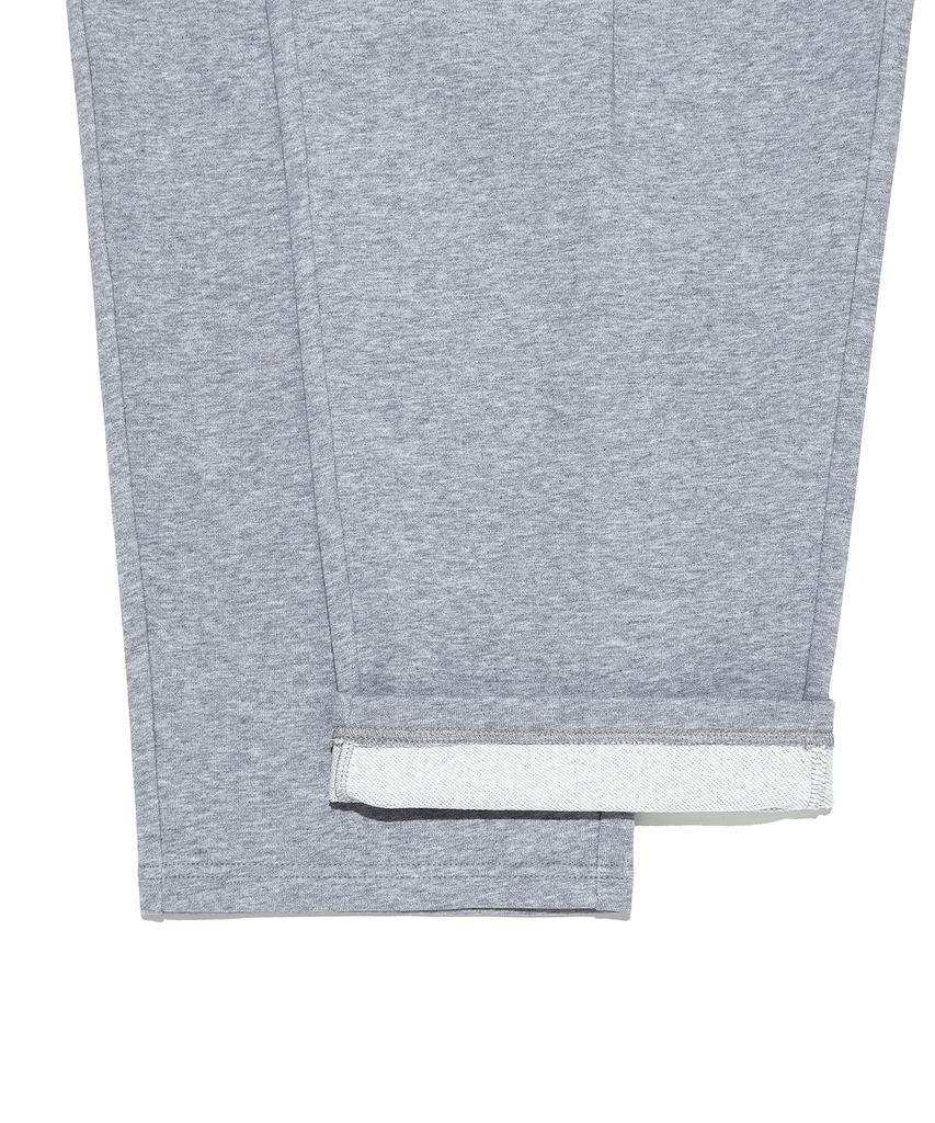 LEE One-Pleat Wide Sweatpants Gray