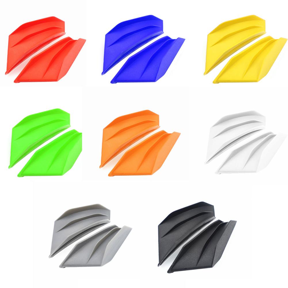 2ks Motocyklový spoiler Winglet Aerodynamický dekorační nálepka pro Suzuki Honda Yamaha SMAX155 Kawasaki