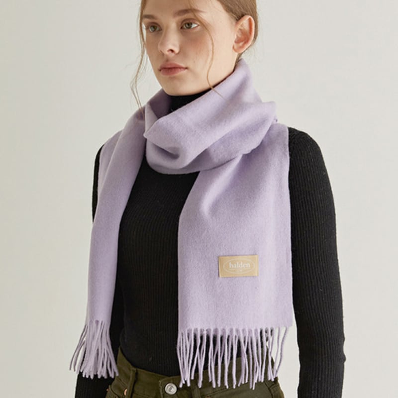 

шал из шерсти халден (M007_светло-фиолетовый) light purple